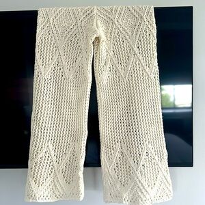 crochet pant Zara size S